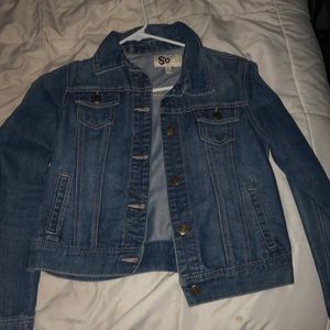 worn once target denim jacket